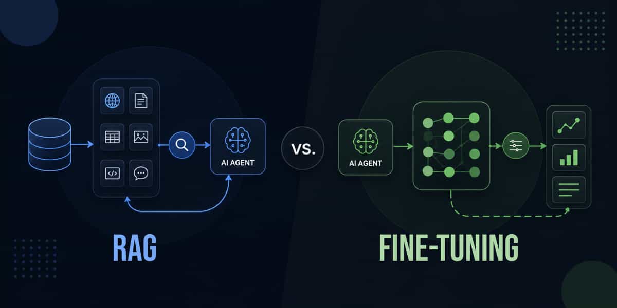 RAG vs Fine-Tuning for AI Agents: Which Approach Gives Better Results?