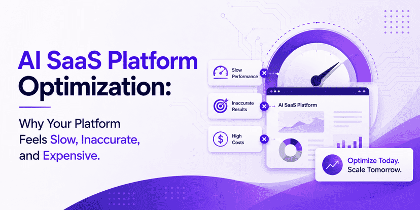 AI SaaS Platform Optimization: Why Your Platform Feels Slow, Inaccurate, Expensive