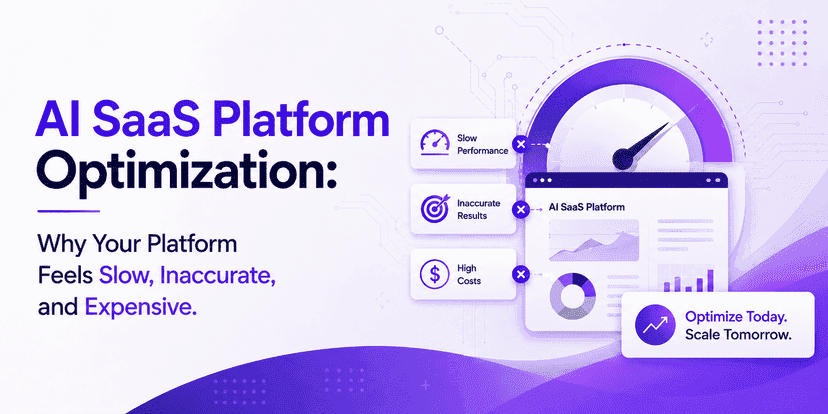 AI SaaS Platform Optimization: Why Your Platform Feels Slow, Inaccurate, Expensive