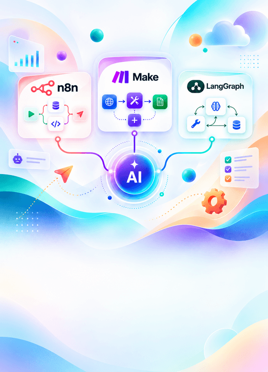 n8n vs Make vs LangGraph: Best AI Automation Tool 2027